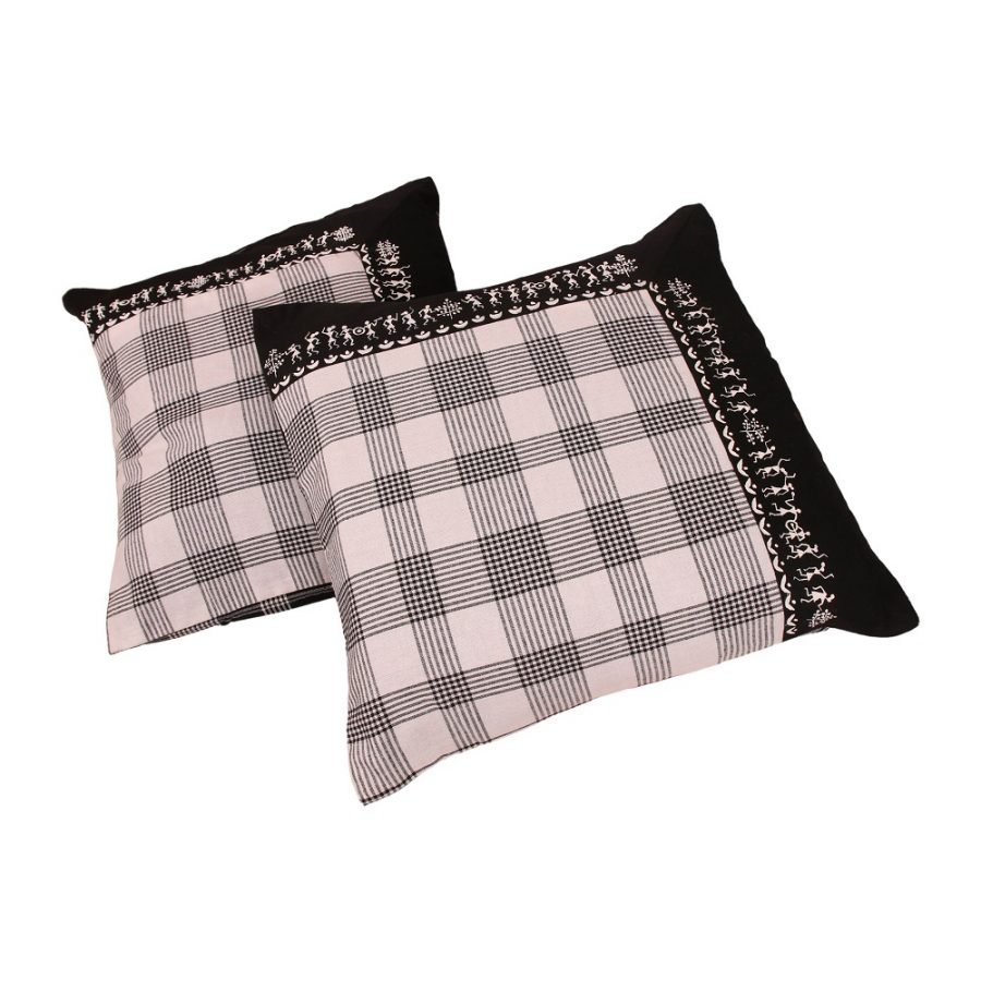 Warli Cushion Covers Set of 2 - Image 2